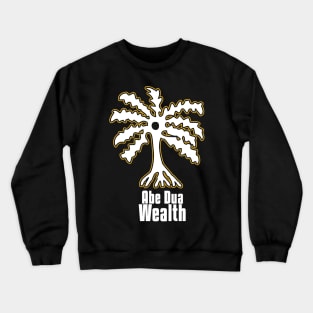 Abe Dua | Adinkra Symbol | African | African American | Black Lives Crewneck Sweatshirt